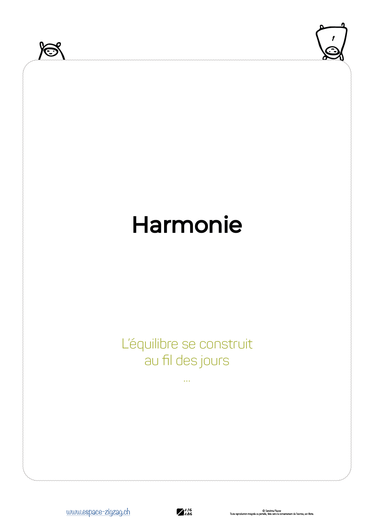 L'Agenda Harmonie | Soutenir l'équilibre de l'équipe éducative